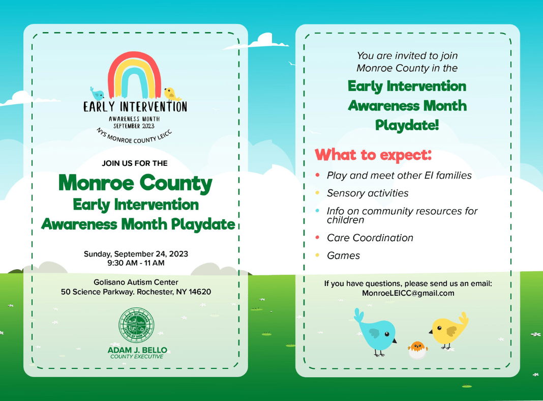 Monroe County -- Early Intervention Awareness Month Playdate