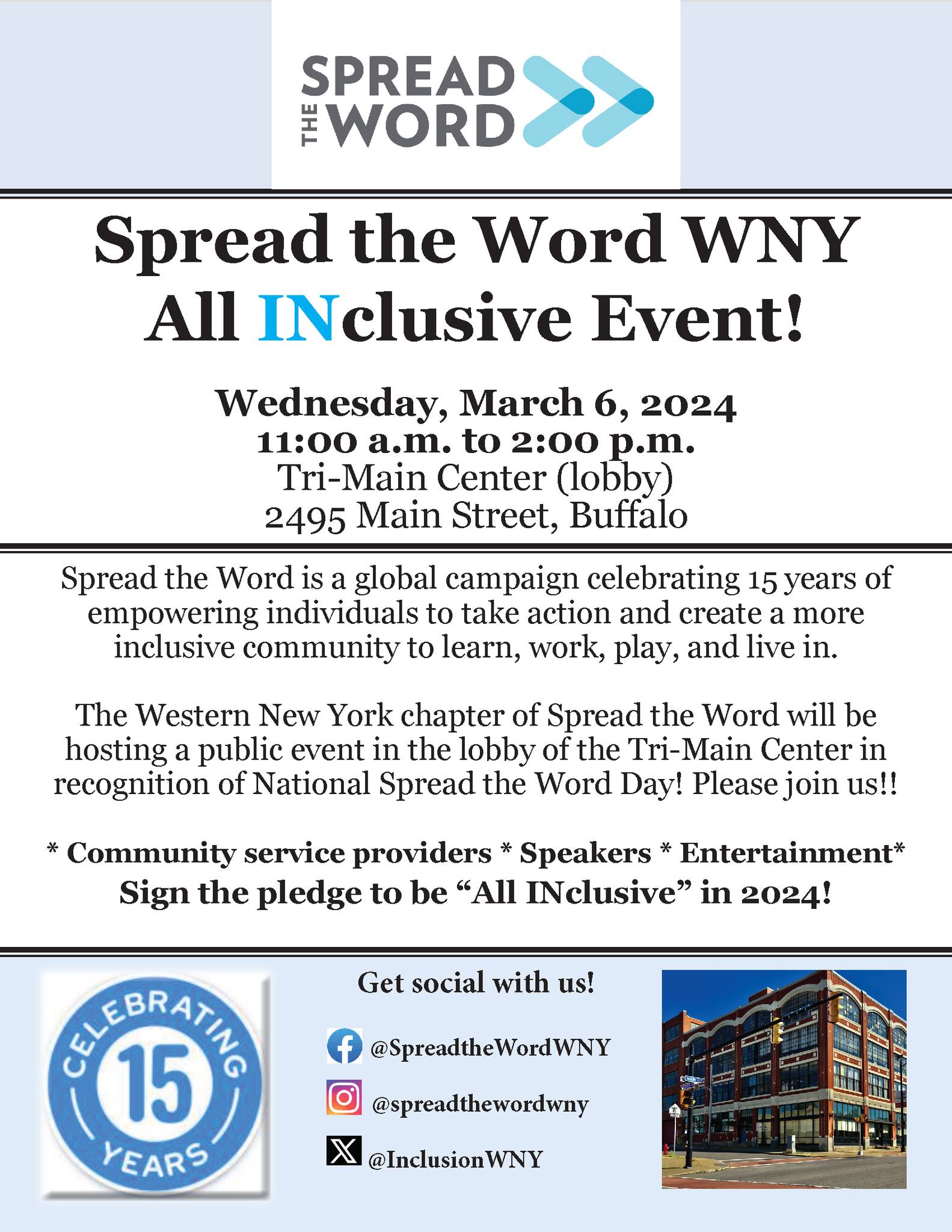 All INclusive Event Flyer