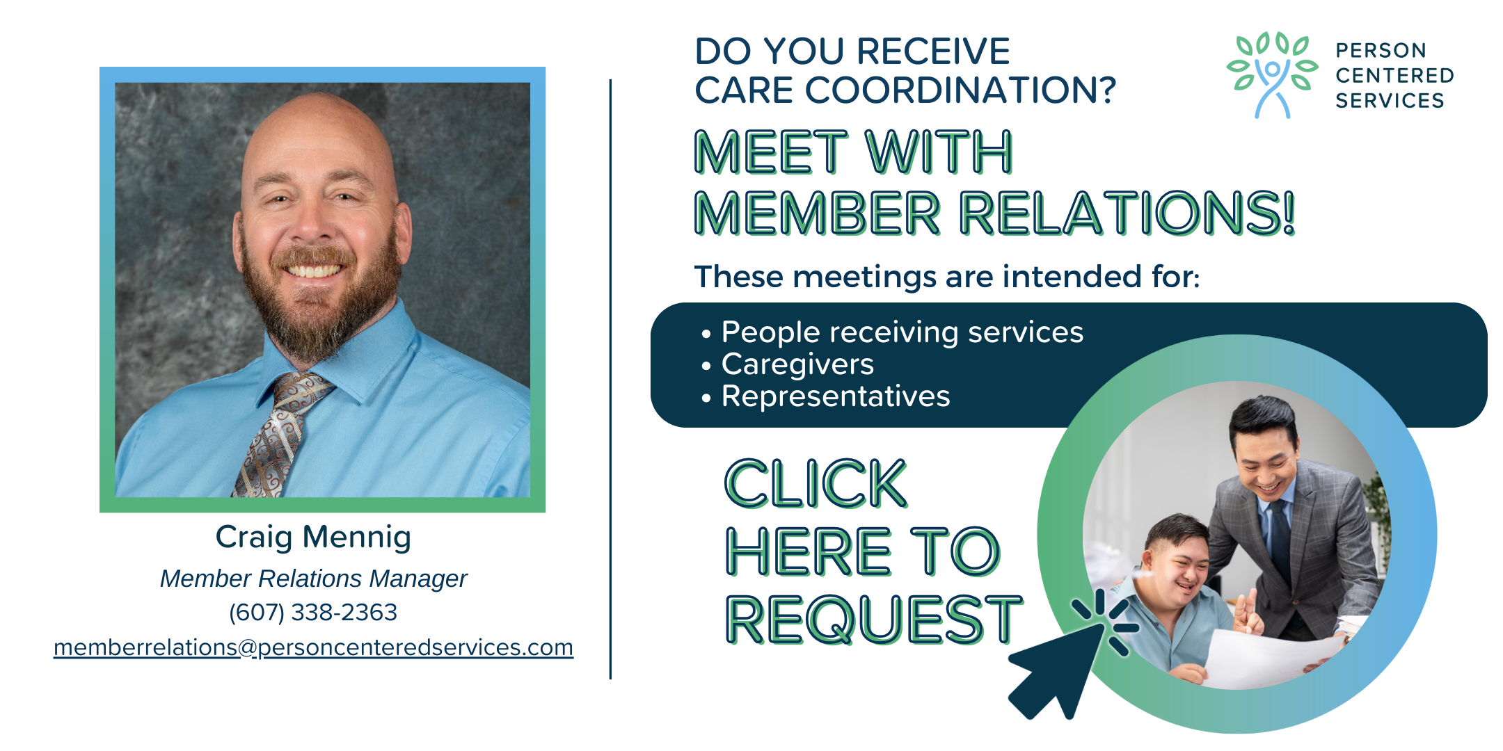 Request a Meeting with Member Relations